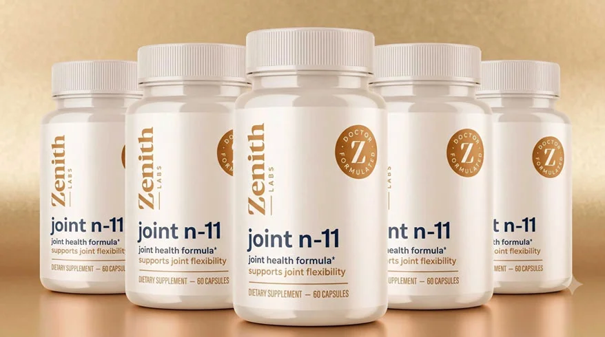 A bottle of Zenith Labs Joint N-11 dietary supplement on a clean background.